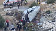 İşçi servisi şarampole devrildi: 4 ölü, 14 yaralı