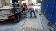 Akdeniz’de yol çalışmaları sürüyor