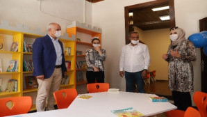 Başkan Gültak, çocuk kütüphanesi ve oyun alanını hizmete açtı