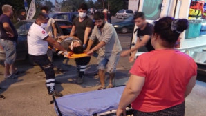 Otomobil ile kamyonet çarpıştı: 1 yaralı