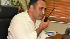 Başkan Yılmaz, zabıta personelini telsiz anonsuyla kutladı