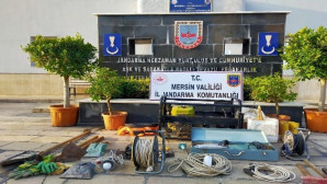 Kaçak kazı yapan şüpheliler çadırda yakalandı