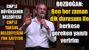 BAŞKAN BOZDOĞAN’A BÜYÜK AYIP