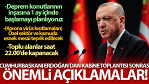 PANDEMİ YASAKLARI GELDİ
