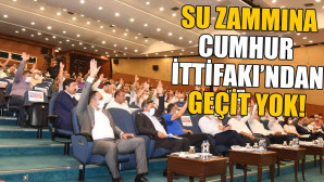 CUMHUR İTTİFAKI: “SUYA SIFIR ZAM”