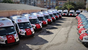 Mersin, 24 yeni ambulansa kavuştu