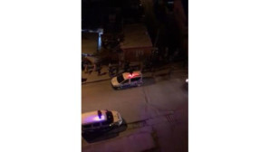 Şehrin göbeğinde düğün yapanlara polis baskını