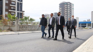 Başkan Yılmaz asfalt çalışmalarını inceledi