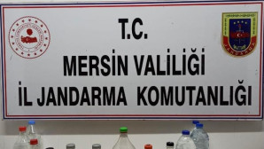 Silifke’de 18 litre etil alkol ele geçirildi