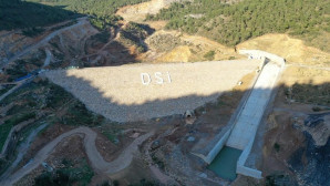 Aydıncık Barajında çalışmalar devam ediyor