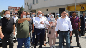 Başkan Gültak, Kazanlı, Homurlu ve Adanalıoğlu’nun altyapı sorunu için elini taşın altına koydu