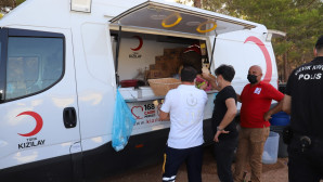 Kızılay Mersin’de yaralar sarılana kadar nöbete devam edecek