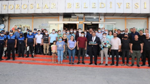 Başkan Yılmaz’a personelinden coşkulu karşılama