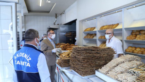 Akdeniz zabıtası fırın ve restoranları denetledi