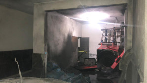 Kalorifer kazanı patladı, araç ve iş yerleri hasar gördü