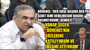 SEÇER DE ŞEHİT İSMİNE KARŞI