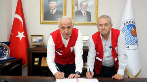 Akdeniz Belediyesinden Kızılaya yer tahsisi