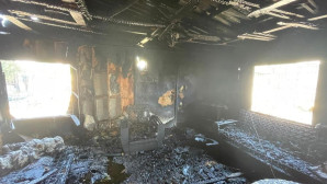 Tarsus’ta çıkan yangında ev kül oldu