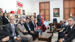 BAŞKAN YILMAZ, BAKAN YANIK’I AĞIRLADI