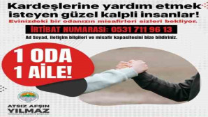 Toroslar Belediyesinden depremzedeler için “1 Oda, 1 Aile” kampanyası