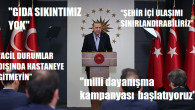 Cumhurbaşkanı Erdoğan Milli Dayanışma kampanyası başlattı
