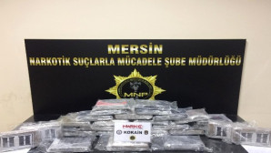 Mersin Limanında 34 kilo 795 gram kokain ele geçirildi