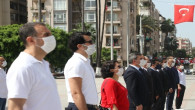 Mersin’de maskeli 19 Mayıs töreni