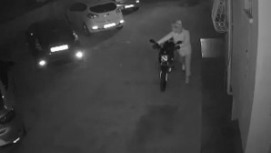 Tarsus’ta motosiklet hırsızlığı