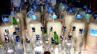 Silifke’de 232 litre kaçak içki ele geçirildi
