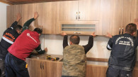 İhtiyaç sahibi ailenin mutfağı, Toroslar Belediyesince yenilendi