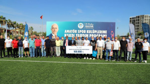 Akdeniz Belediyesinden amatör spor kulüplerine 160 bin TL yardım