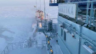 Rosatomflot, küçük buz sınıfı gemi konvoyuna yaptığı doğu-batı refakatini tamamladı