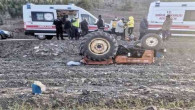 Traktör kazası: Baba öldü, oğlu yaralandı